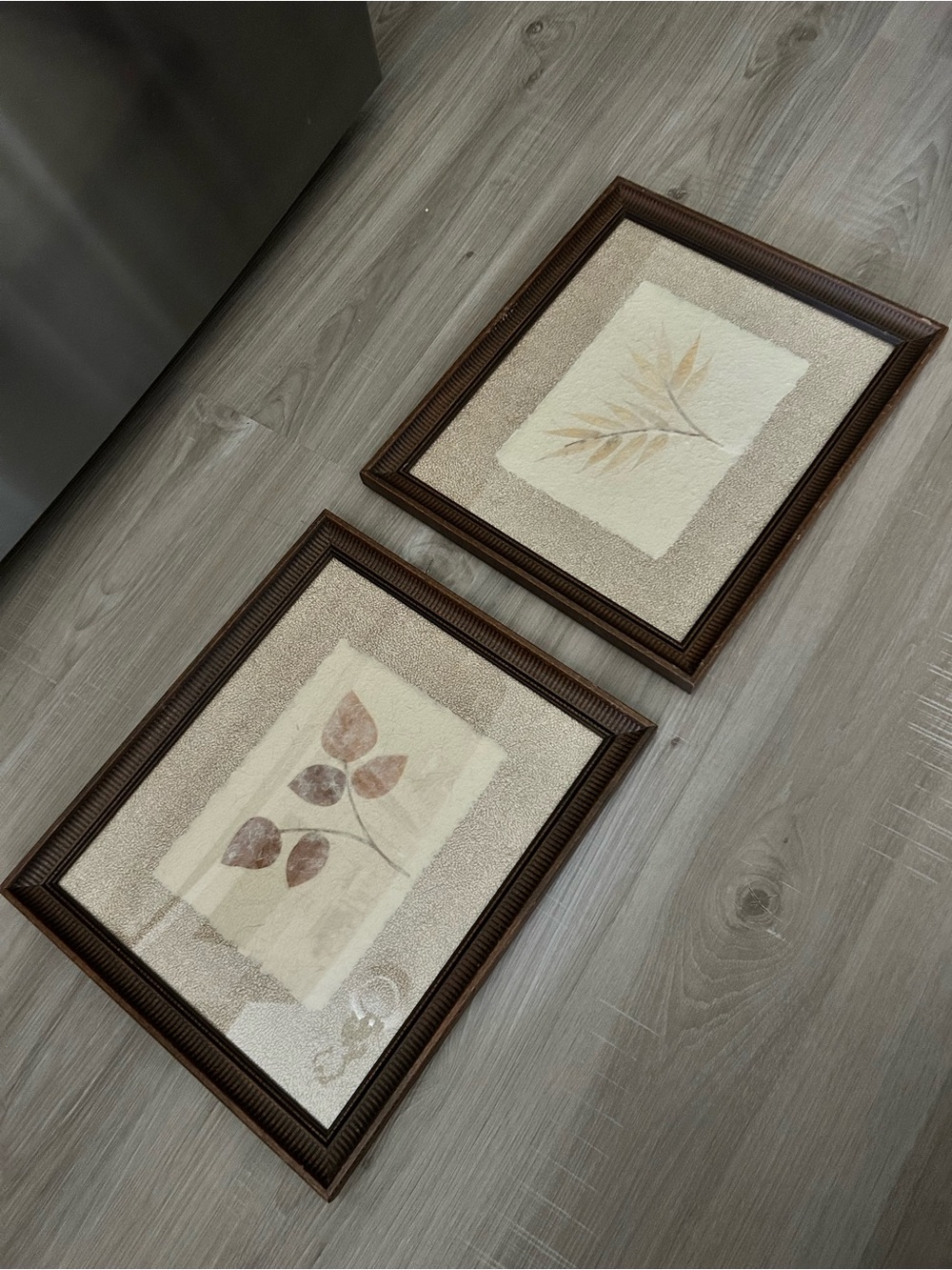 Interia Exotic Foliage Framed Botanical Wall Art Set of 2 made in USA